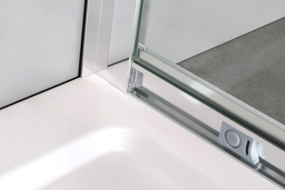 PORTA DOCCIA CRISTALLO 6mm 190h DORA - immagine 6