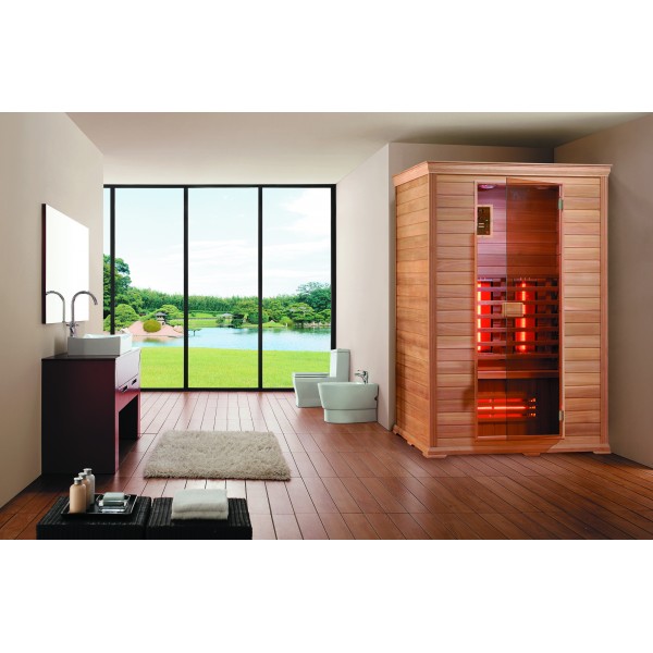 sauna in legno pregiato offerta