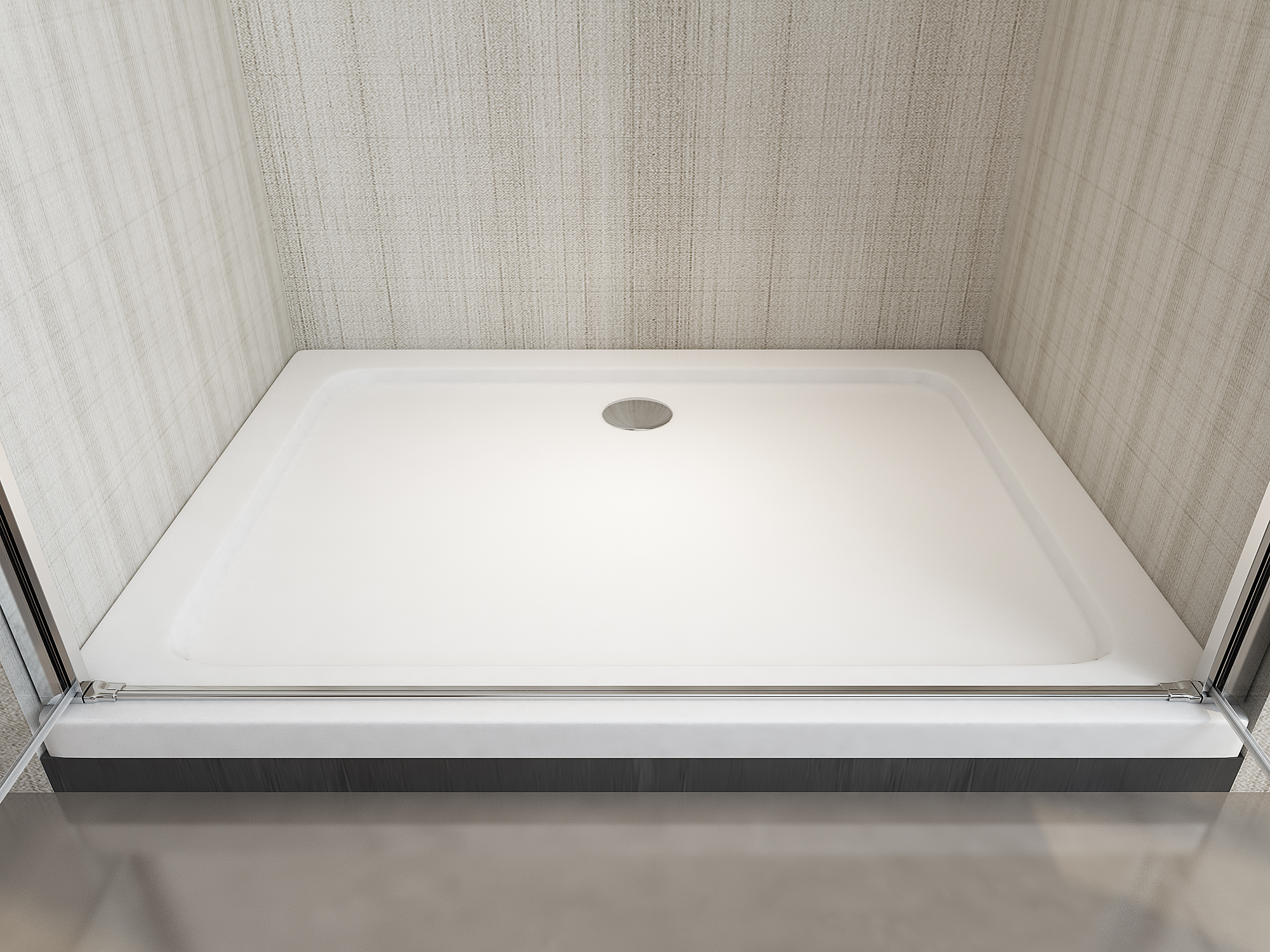 BOX DOCCIA CON PORTA BATTENTE SALOON E PARETE FISSA LEA - immagine 15