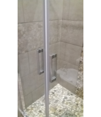BOX DOCCIA CON PORTA BATTENTE SALOON E PARETE FISSA LEA - immagine 9