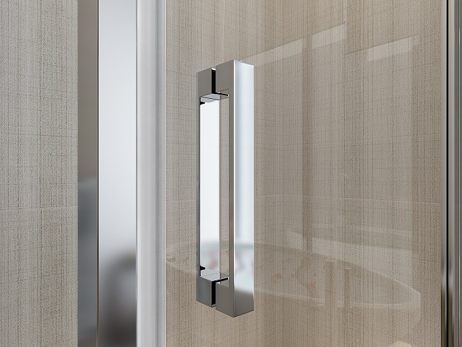 BOX DOCCIA CON PORTA BATTENTE E PARETE FISSA - immagine 3