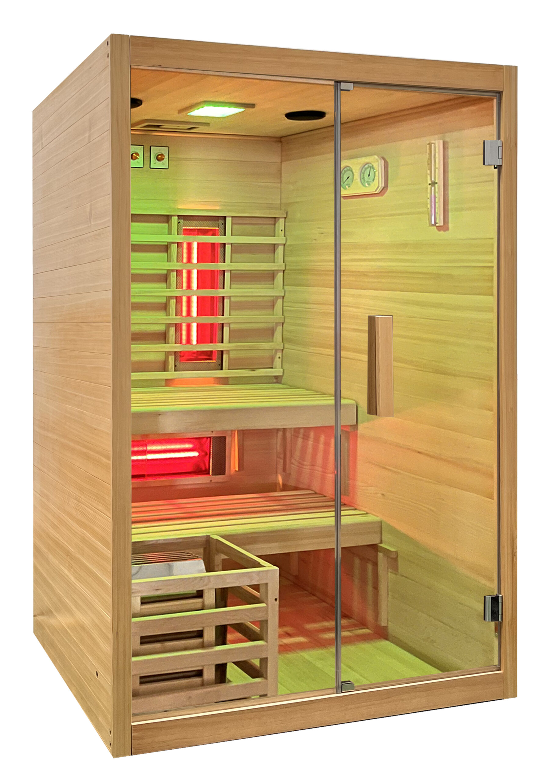 SAUNA INFRAROSSI E FIRLANDESE NEW TWINCOMBI X 2 PERSONE - immagine 2