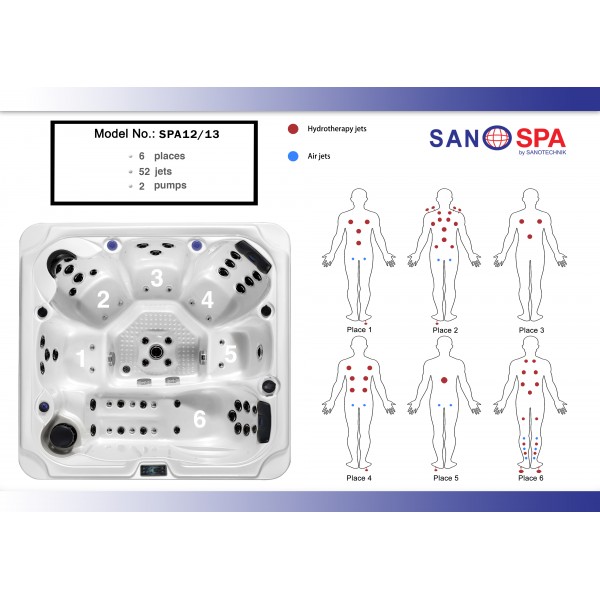 Mini piscina per esterno modello SPA12 OASIS MAX - immagine 10