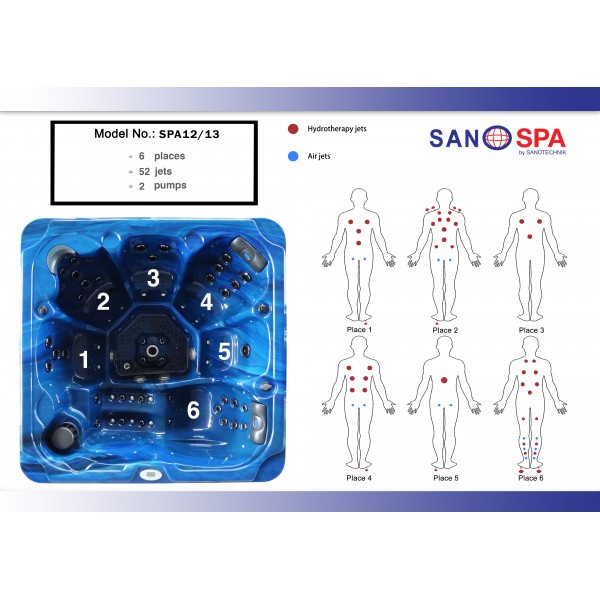 Mini piscina per esterno modello SPA13 OASIS MAX - immagine 3