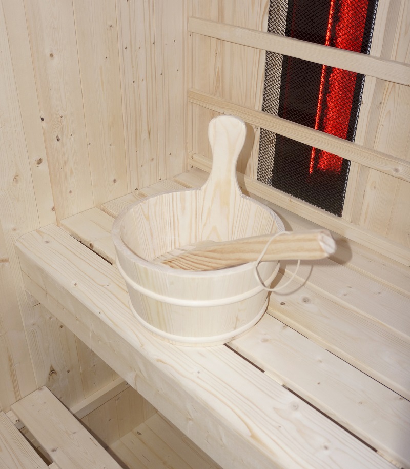 SAUNA PER ESTERNO LAHTI COMBINATA FIRLANDESE INFRAROSSI - immagine 13