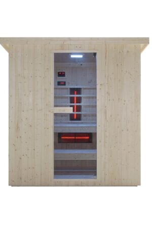 SAUNA PER ESTERNO LAHTI COMBINATA FIRLANDESE INFRAROSSI