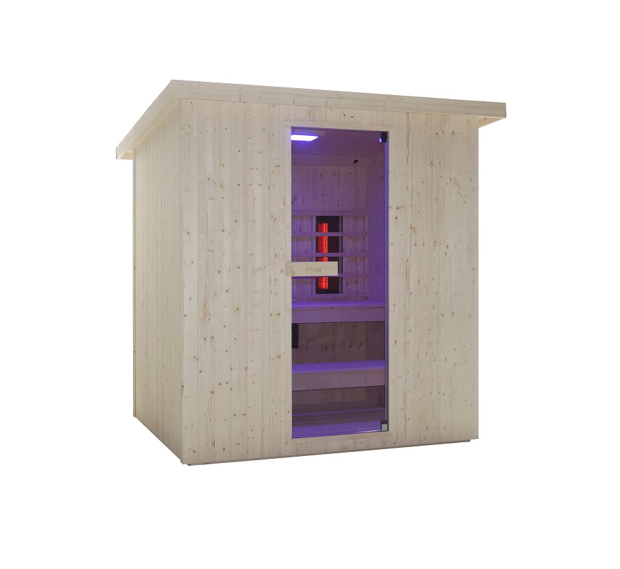 SAUNA PER ESTERNO LAHTI COMBINATA FIRLANDESE INFRAROSSI - immagine 6