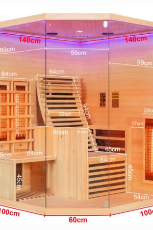 SAUNA INFRAROSSI CARBON 3