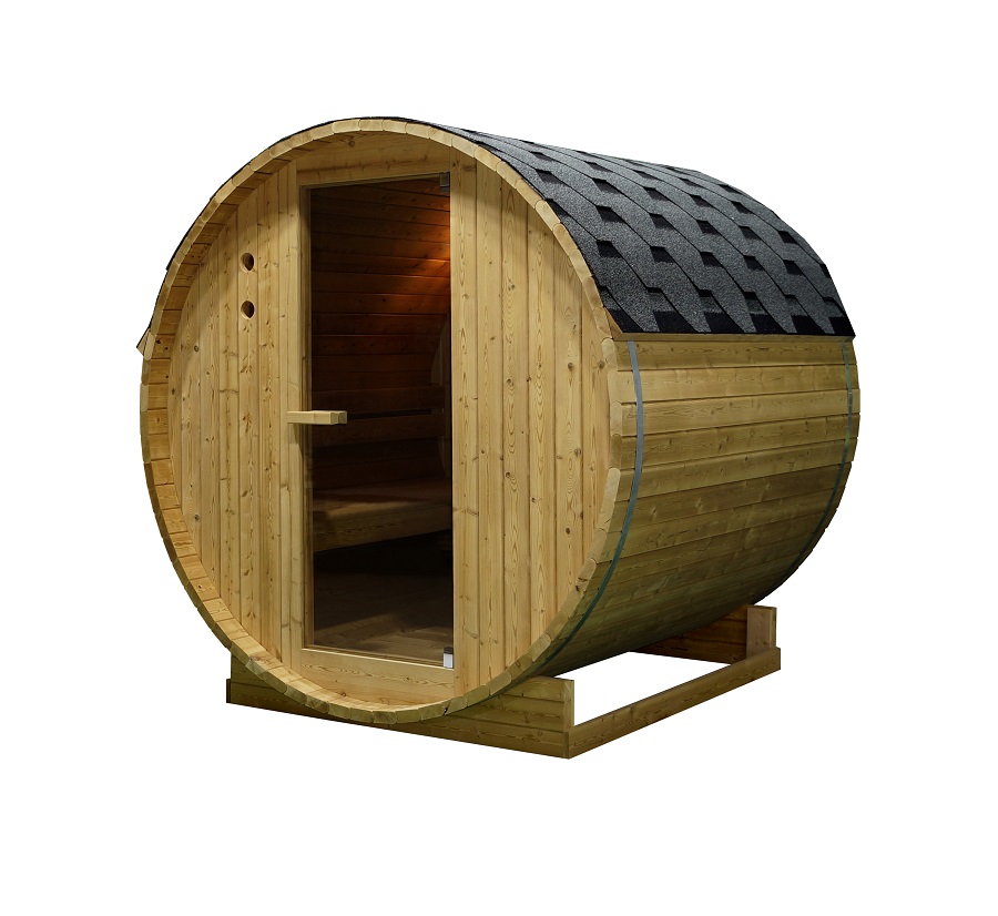 SAUNA FINLANDESE DA ESTERNO A BOTTE TROMSO XL - immagine 2
