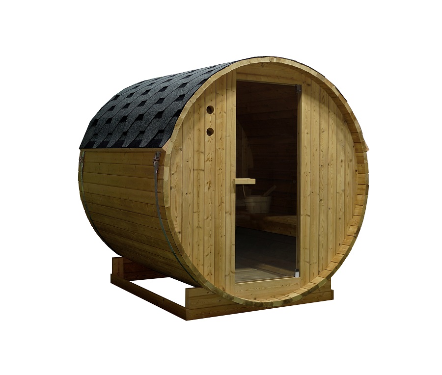 SAUNA FINLANDESE DA ESTERNO A BOTTE TROMSO XL - immagine 3