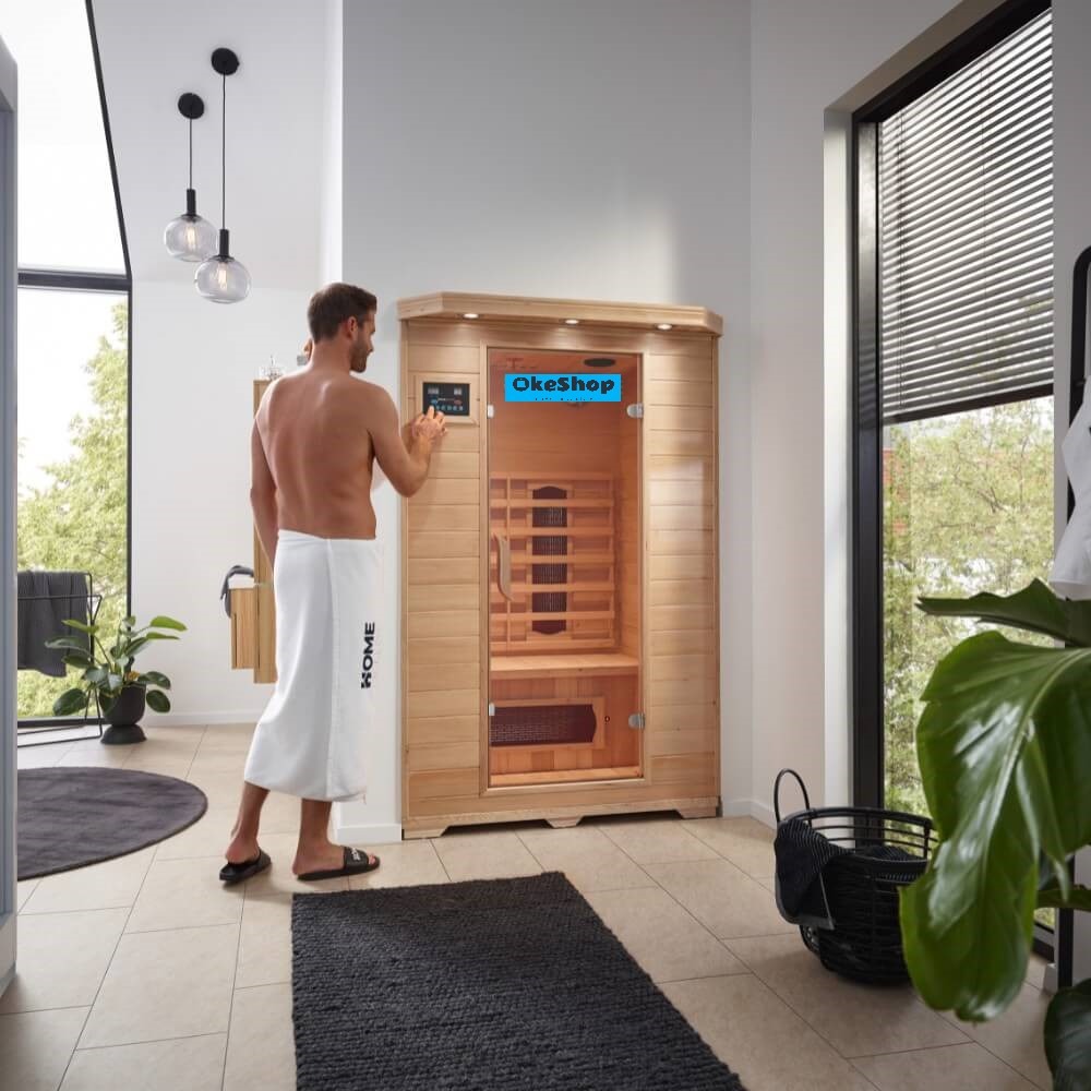 SAUNA INFRAROSSI SOLEROSSO M PER 2 PERSONE - immagine 2
