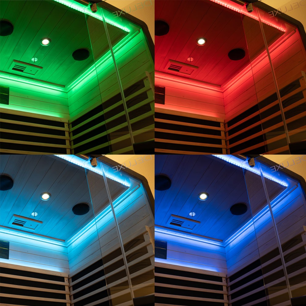 SAUNA INFRAROSSI BLACK LUSSUOSA-M - immagine 6