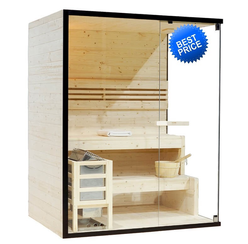 SAUNA FINLANDESE OMBRA L PER 3 PERSONE - immagine 2
