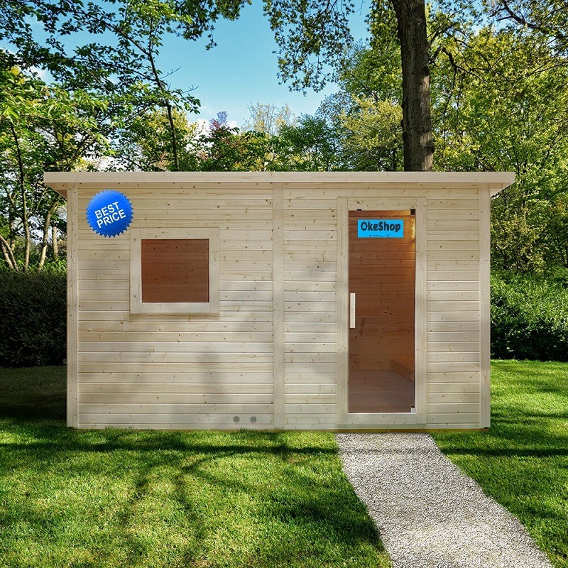 SAUNA FINLANDESE PER ESTERNO TALO XL 5 PERSONE