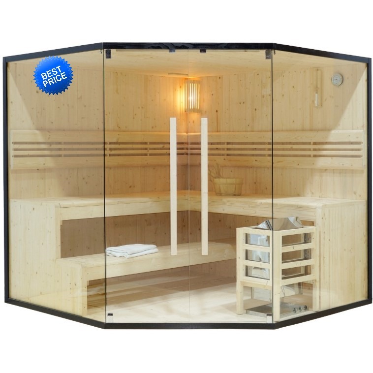 SAUNA FINLANDESE OMBRA MAX XL PER 6 PERSONE - immagine 8