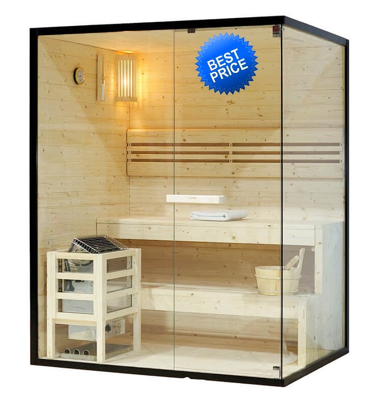 SAUNA FINLANDESE OMBRA L PER 3 PERSONE