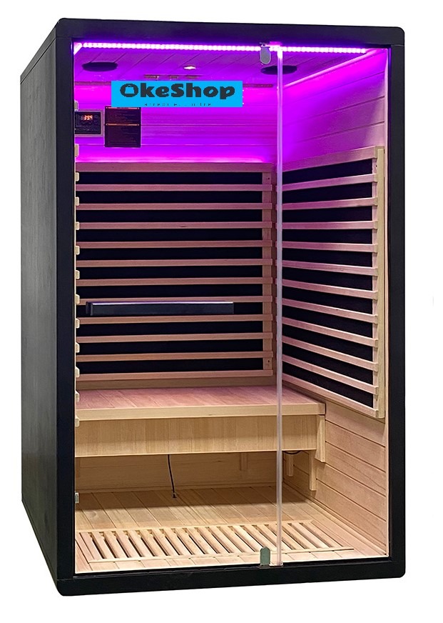 SAUNA INFRAROSSI BLACK LUSSUOSA-M - immagine 2
