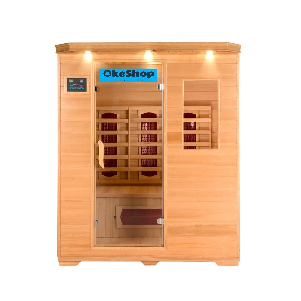 SAUNA INFRAROSSI SOLEROSSO L PER 3 PERSONE - immagine 2