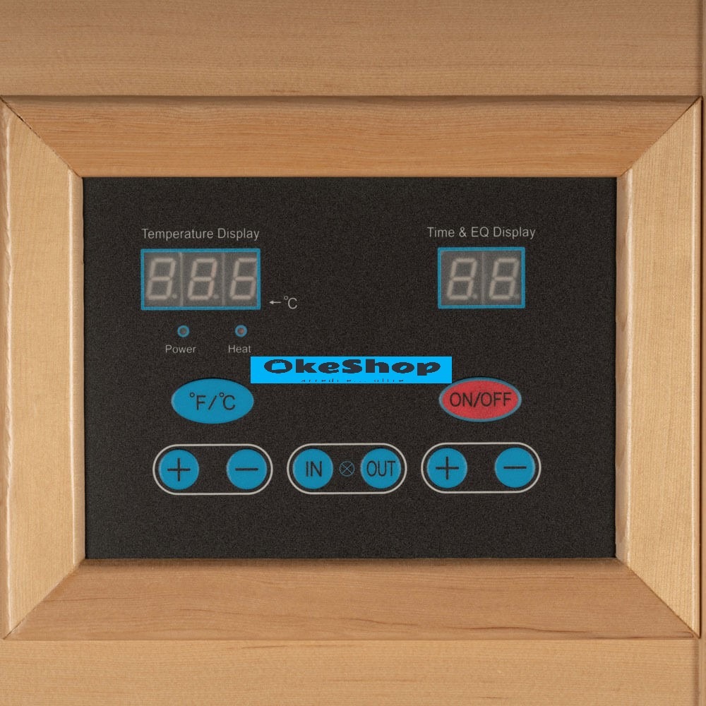 SAUNA INFRAROSSI SOLEROSSO M PER 2 PERSONE - immagine 5