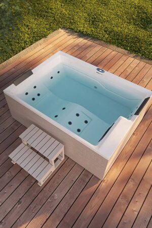 MINI PISCINA IDROMASSAGGIO PER ESTERNO-NIMBUS PLUS LUSSO