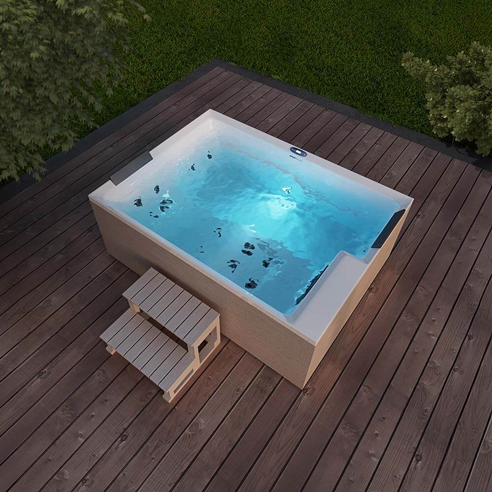 MINI PISCINA IDROMASSAGGIO PER ESTERNO-NIMBUS PLUS LUSSO - immagine 5