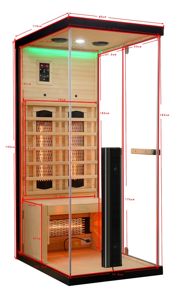 SAUNA INFRAROSSI NEW BILLUND1 PER 1 PERSONA - immagine 9