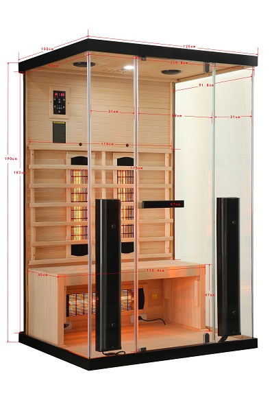 SAUNA INFRAROSSI NEW BILLUND2 PER 2 PERSONE - immagine 2