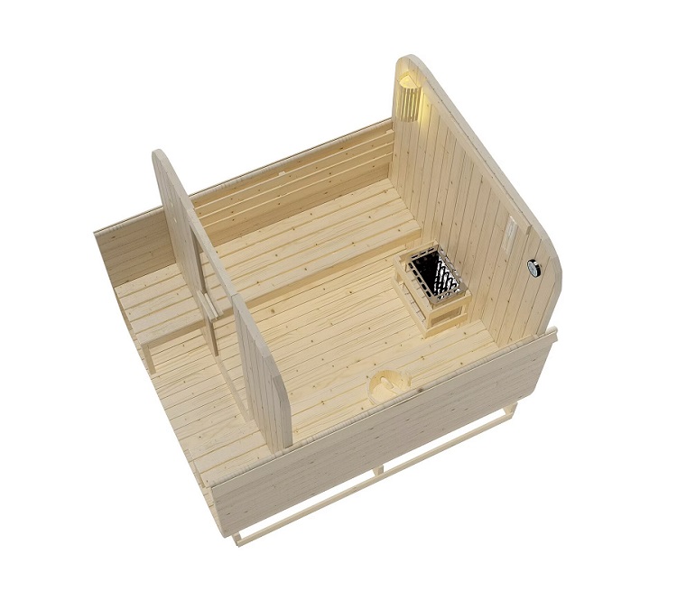 SAUNA ESTERNA GOTEBORG 4 PERSONE - immagine 12